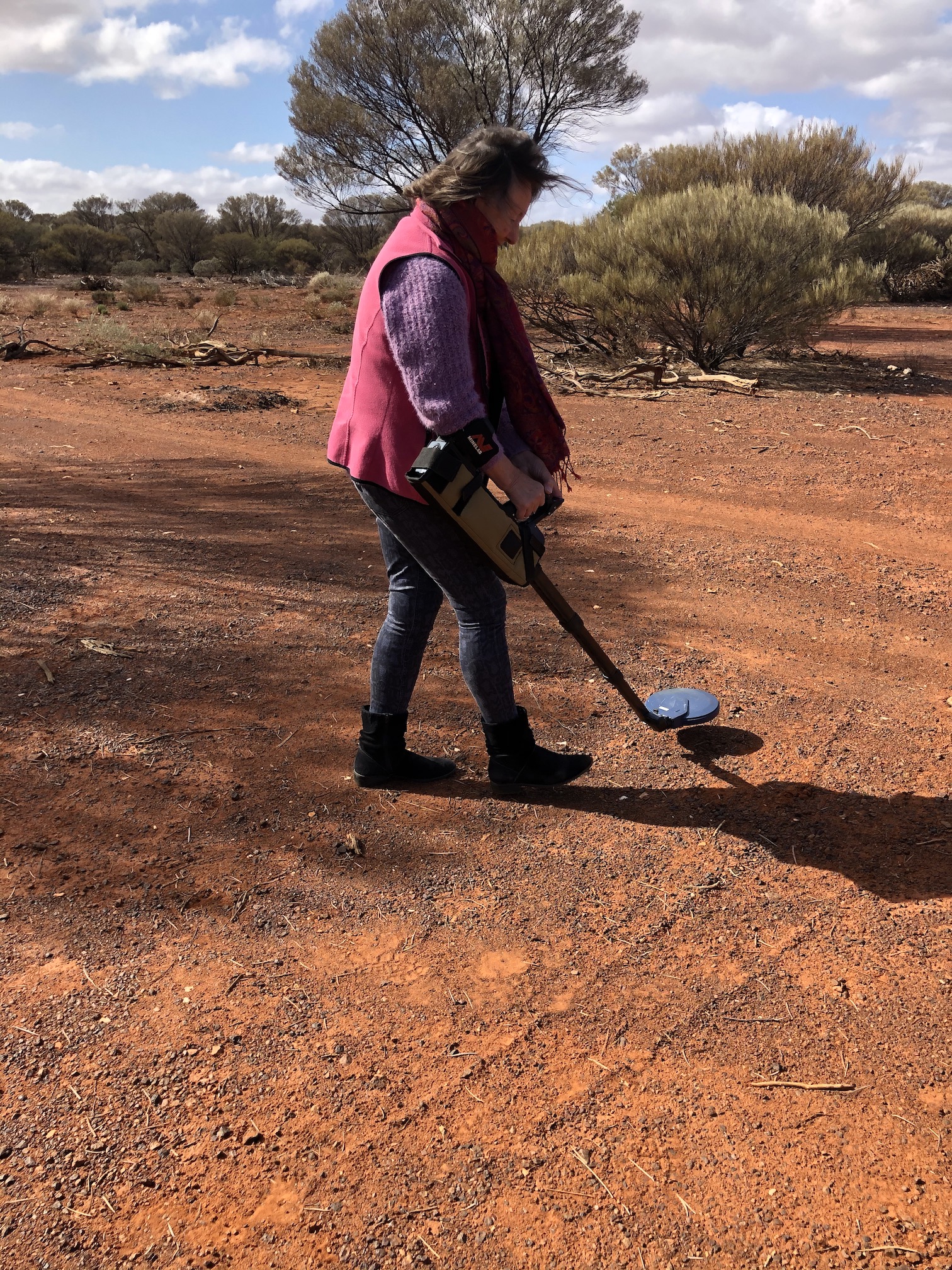2020-06-29  Prospecting near Mt Magnet - but no gold found