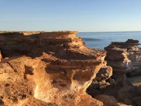 2020-08-02  Gantheaume Pt, Broome - dinosaur footprints here!