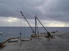 Dinghy hoist, Niue